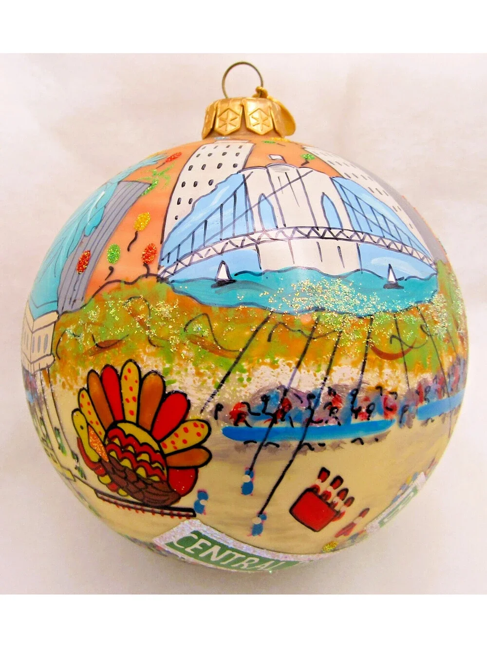 Michael Storrings for Landmark Creations Fanfare NYC Ornament with Tag and Box